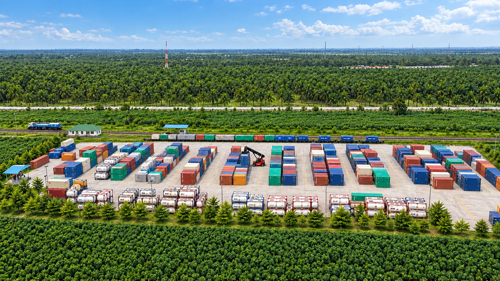 Container yard berkapasitas besar